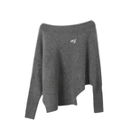 Oversized Bardot Neck Crop Top & Skirt Set - COPPING THREADS - WES1