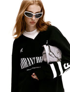 Oversized Blokette Glick Athletic Jersey Shirt - COPPING THREADS - CHICISLAND