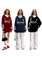 Oversized Blokette Glick Athletic Jersey Shirt - COPPING THREADS - CHICISLAND