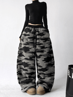 Oversized Camo Fleece Sweatpants - COPPING THREADS - CT Select