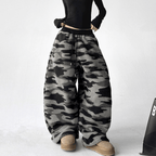 Oversized Camo Fleece Sweatpants - COPPING THREADS - CT Select