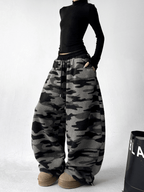 Oversized Camo Fleece Sweatpants - COPPING THREADS - CT Select