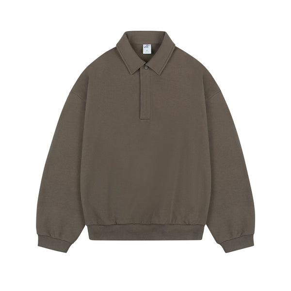 Oversized Collared Sweatshirt - COPPING THREADS - IDLT