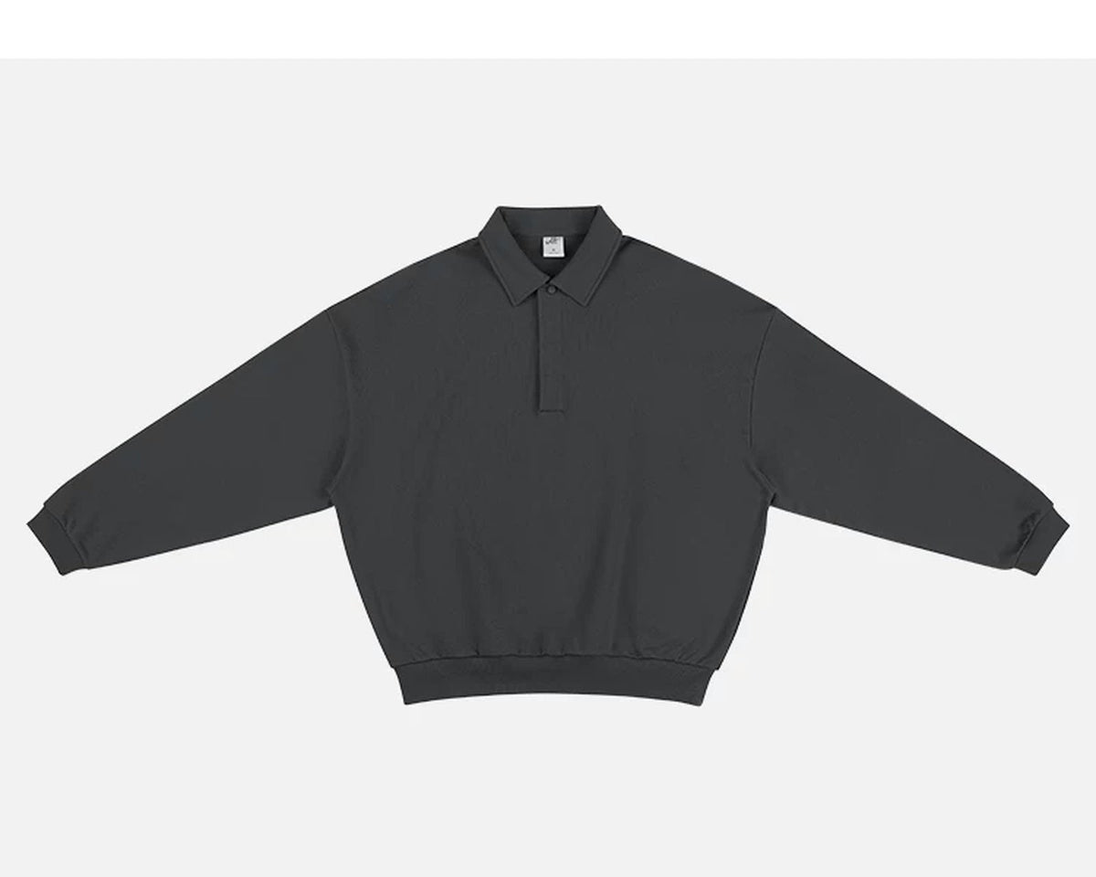 Oversized Collared Sweatshirt - COPPING THREADS - IDLT