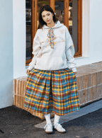 Oversized Crayon Floral Print Hoodie - COPPING THREADS - Harsh and Cruel