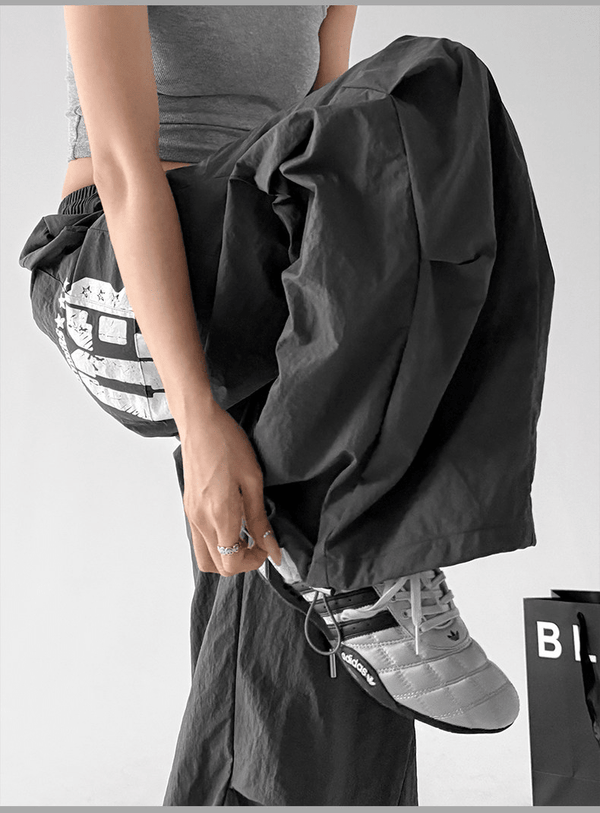 Oversized Curved Parachute Pants - CT201 - COPPING THREADS - CT Select