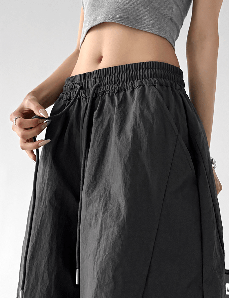 Oversized Curved Parachute Pants - CT201 - COPPING THREADS - CT Select
