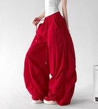 Oversized Curved Parachute Pants - CT201 - COPPING THREADS - CT Select