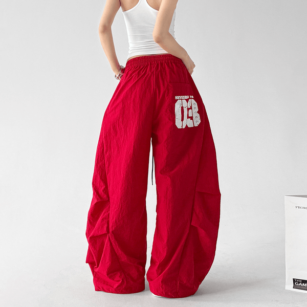 Oversized Curved Parachute Pants - CT201 - COPPING THREADS - CT Select