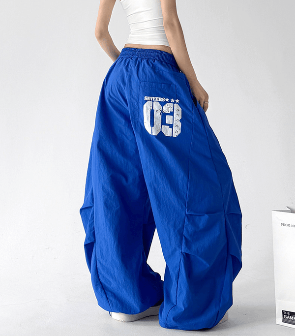 Oversized Curved Parachute Pants - CT201 - COPPING THREADS - CT Select
