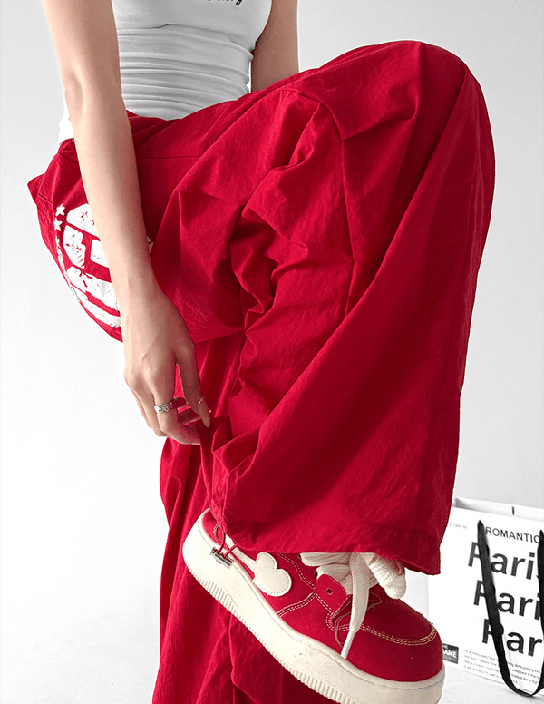 Oversized Curved Parachute Pants - CT201 - COPPING THREADS - CT Select