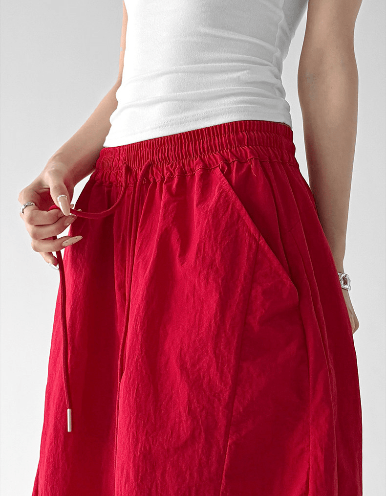 Oversized Curved Parachute Pants - CT201 - COPPING THREADS - CT Select