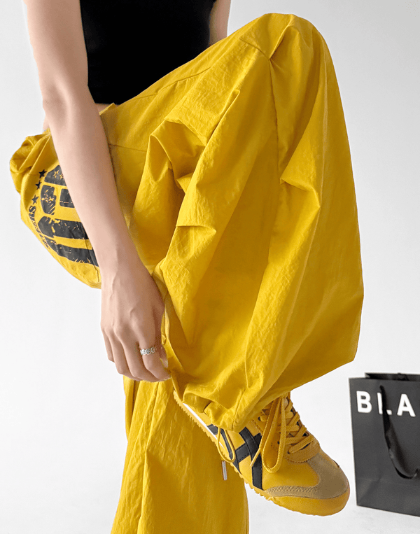 Oversized Curved Parachute Pants - CT201 - COPPING THREADS - CT Select