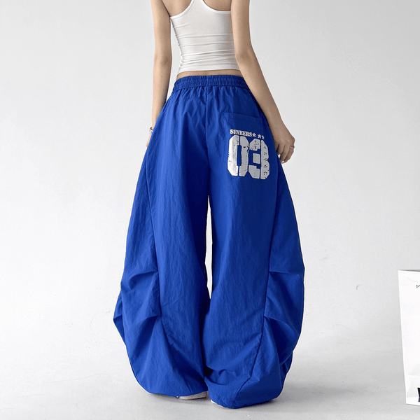 Oversized Curved Parachute Pants - CT201 - COPPING THREADS - CT Select