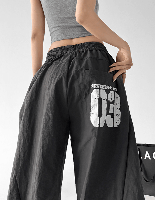 Oversized Curved Parachute Pants - CT201 - COPPING THREADS - CT Select