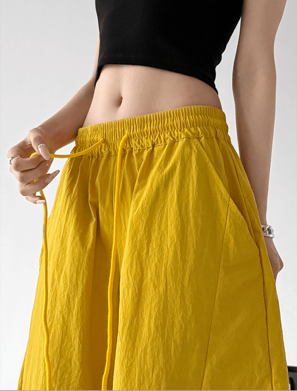Oversized Curved Parachute Pants - CT201 - COPPING THREADS - CT Select