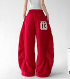 Oversized Curved Parachute Pants - CT201 - COPPING THREADS - CT Select