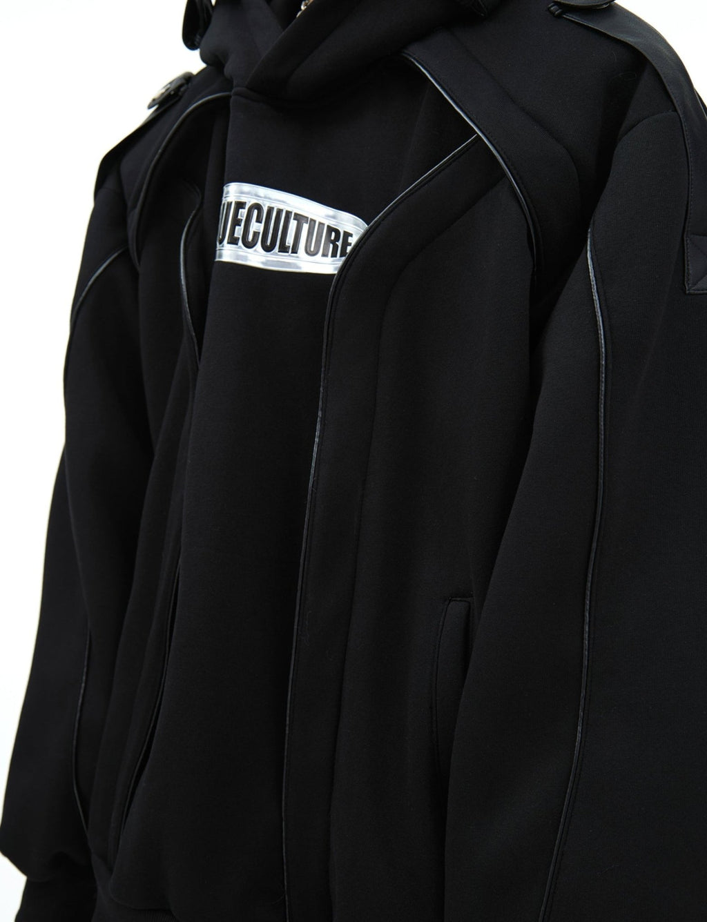 Oversized Deconstructed Fleece - Lined Hoodie - COPPING THREADS - ArguE CulturE