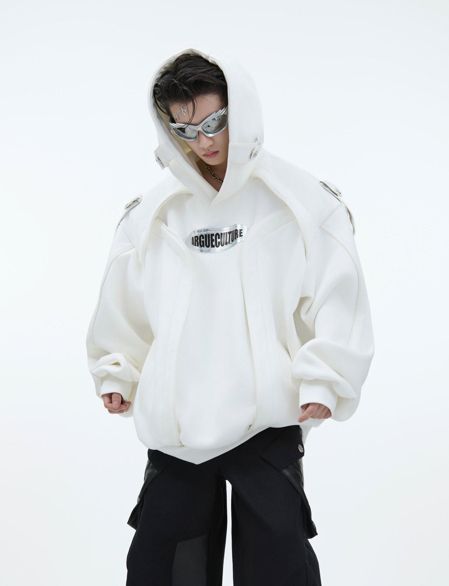 Oversized Deconstructed Fleece - Lined Hoodie - COPPING THREADS - ArguE CulturE