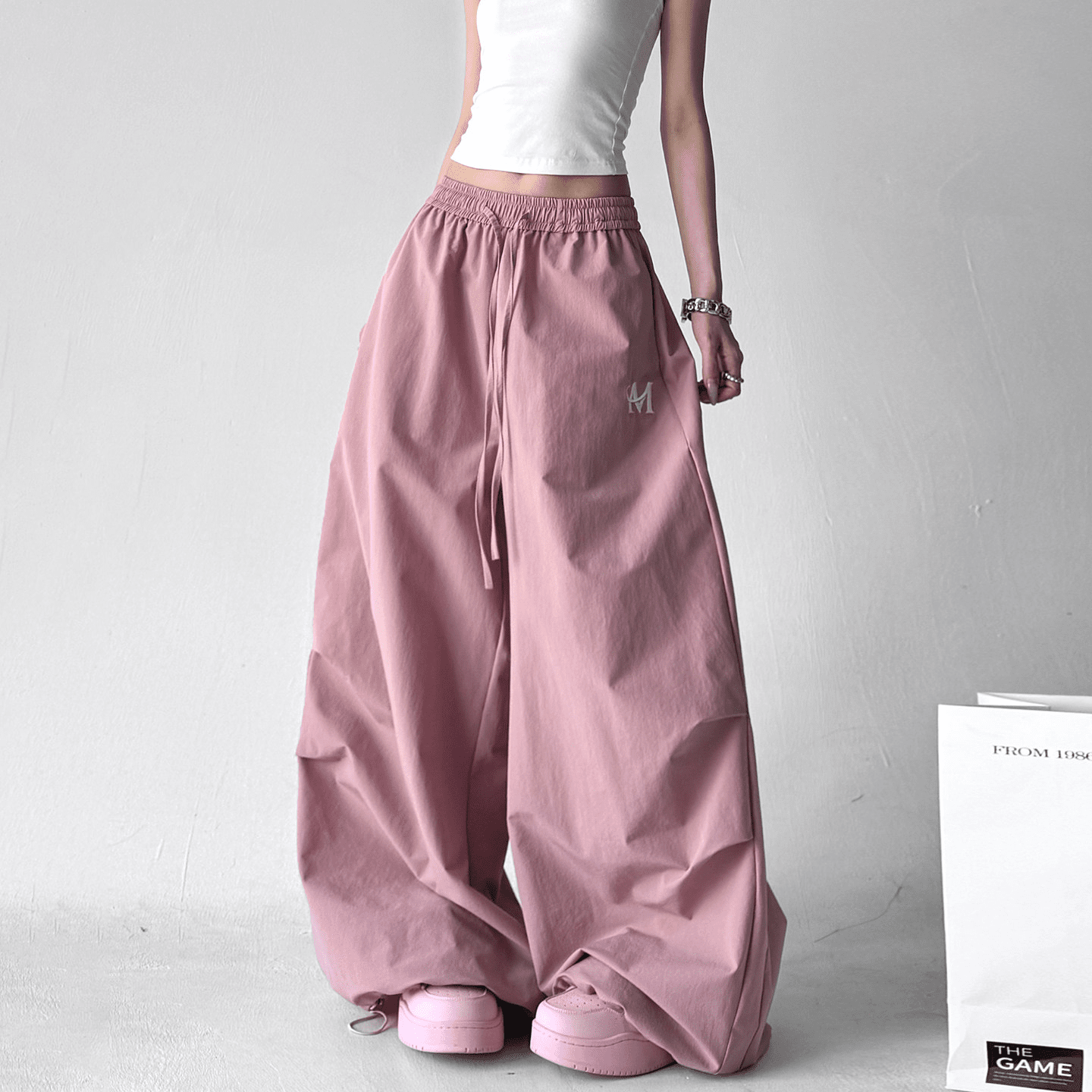 Oversized Drawstring Baggy Pants - COPPING THREADS - CT Select