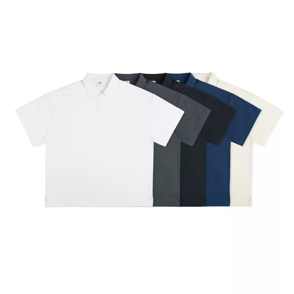 Oversized Drop-Shoulder Polo - COPPING THREADS - IDLT
