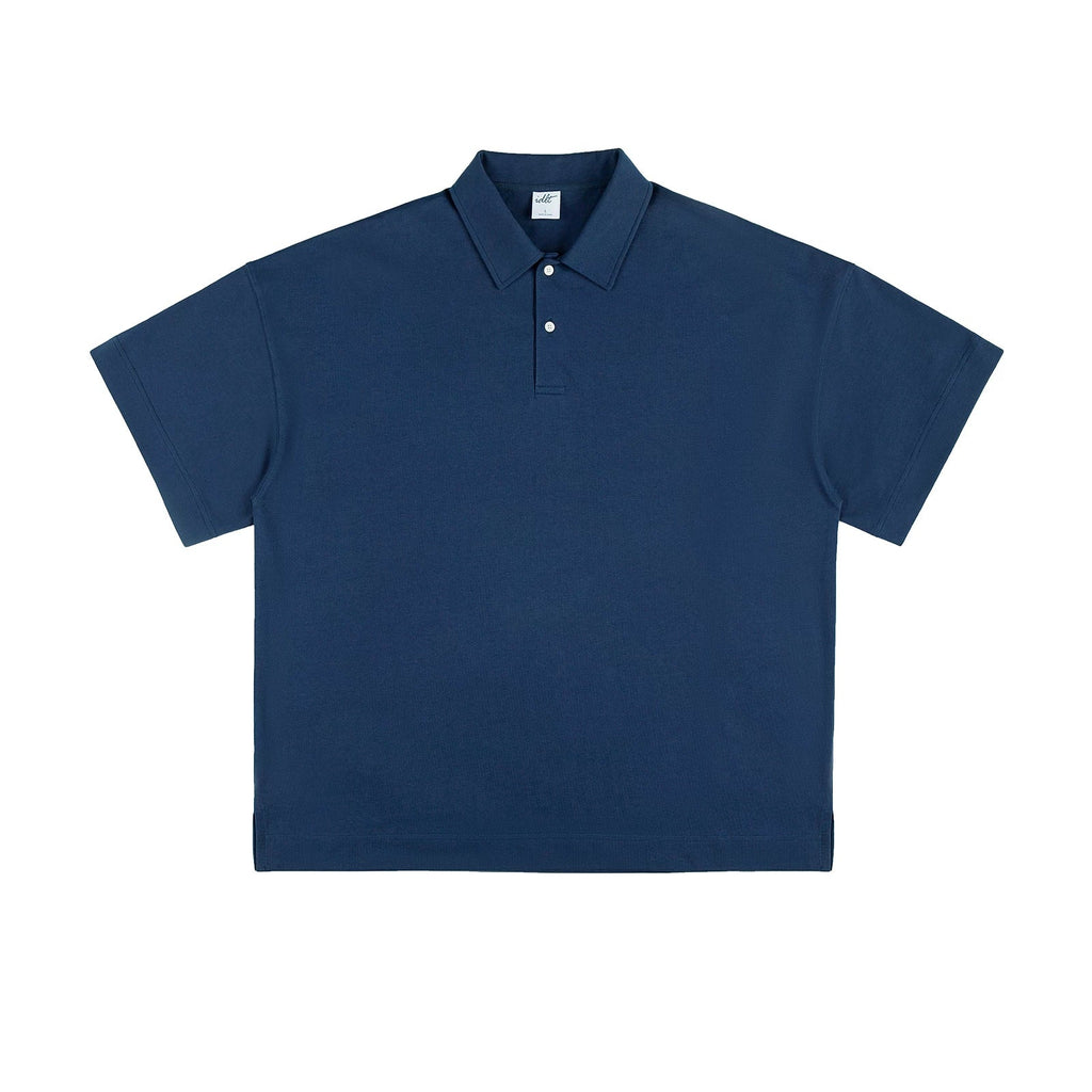 Oversized Drop-Shoulder Polo - COPPING THREADS - IDLT