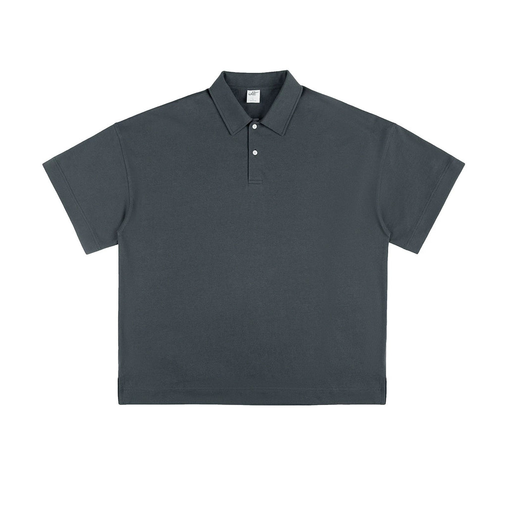 Oversized Drop-Shoulder Polo - COPPING THREADS - IDLT