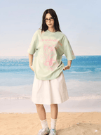 Oversized Emo Angel Graphic T-Shirt - COPPING THREADS - Harsh and Cruel