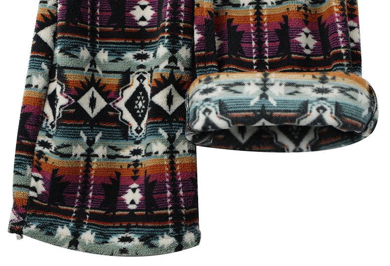 Oversized Fair Isle Stripe Sherpa Pants - COPPING THREADS - CT Select