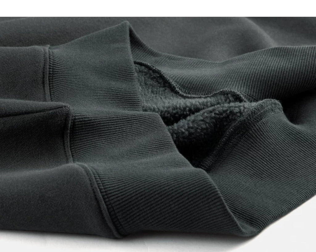 Oversized Fleece-Lined Crewneck - COPPING THREADS - IDLT
