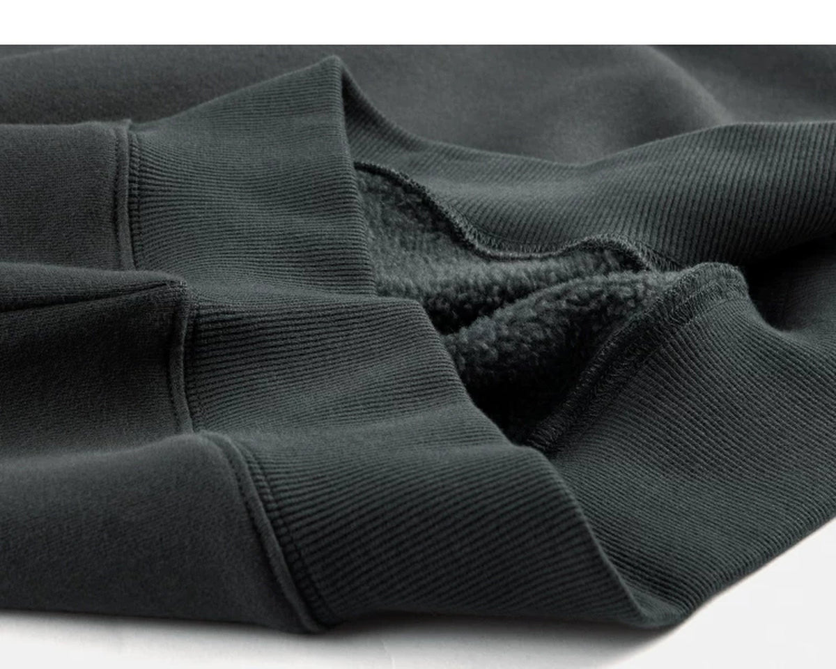 Oversized Fleece-Lined Crewneck - COPPING THREADS - IDLT
