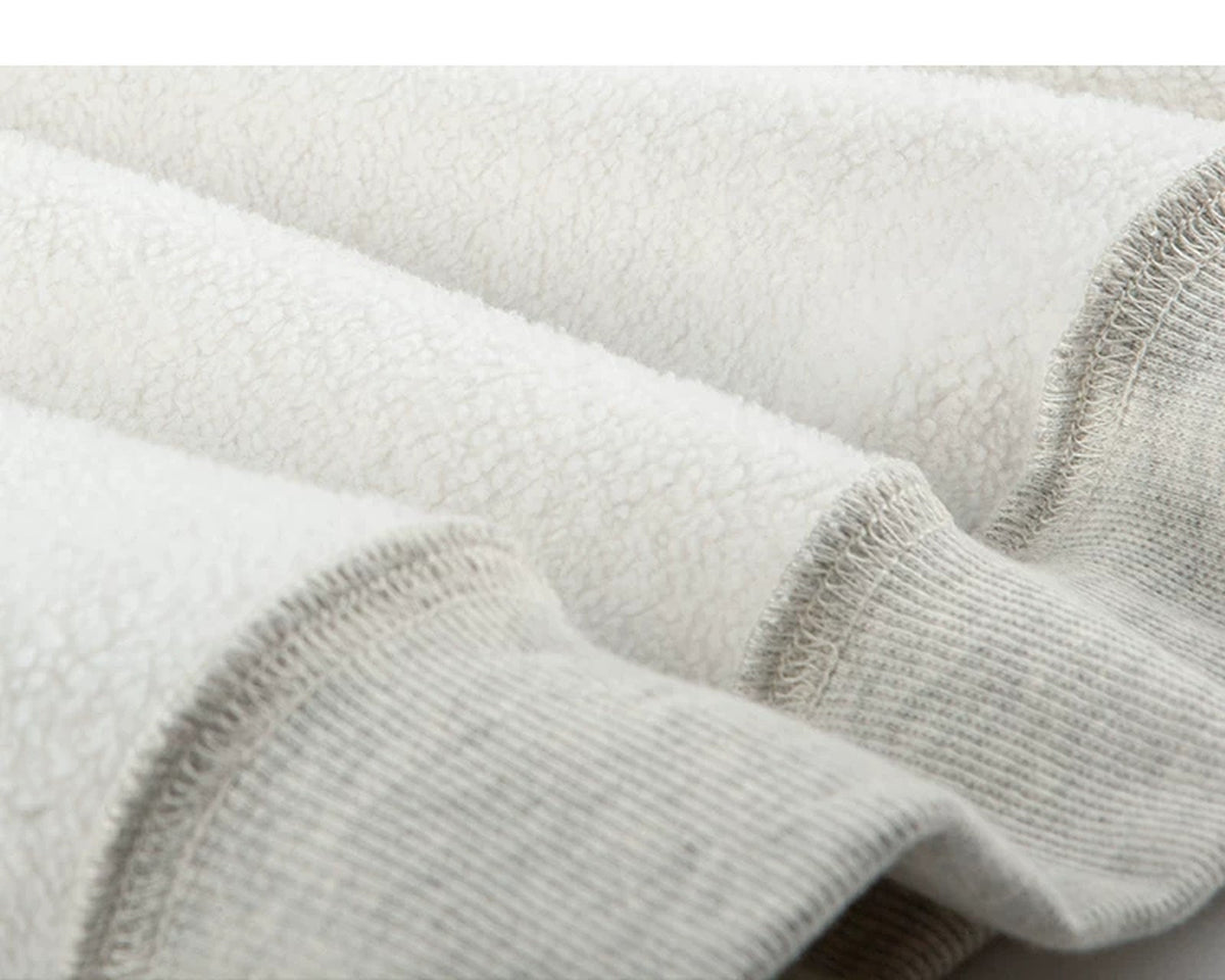 Oversized Fleece-Lined Crewneck - COPPING THREADS - IDLT