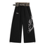 Oversized Furry Belt Graphic Sweatpants - COPPING THREADS - CT Select