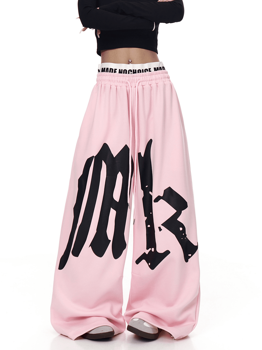Oversized Gothic Lettering Sweatpants - COPPING THREADS - CT Select