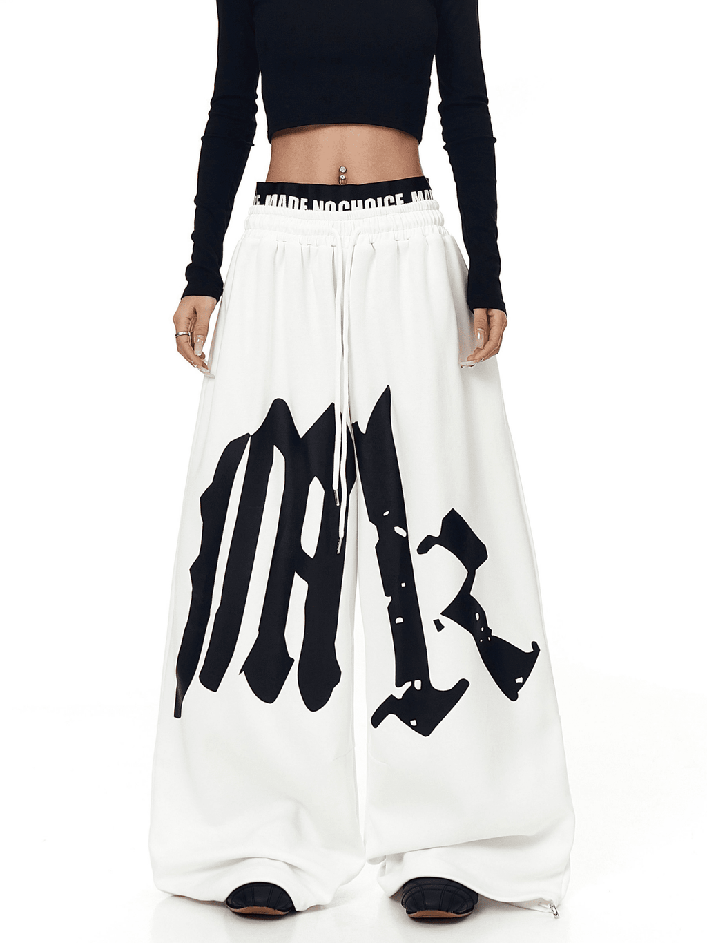 Oversized Gothic Lettering Sweatpants - COPPING THREADS - CT Select