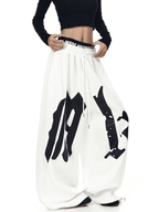Oversized Gothic Lettering Sweatpants - COPPING THREADS - CT Select