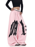 Oversized Gothic Lettering Sweatpants - COPPING THREADS - CT Select