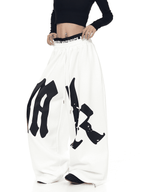 Oversized Gothic Lettering Sweatpants - COPPING THREADS - CT Select
