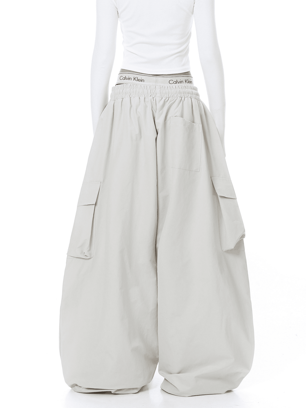 Oversized Graphic Pleated Baggy Cargo Pants - COPPING THREADS - CT Select