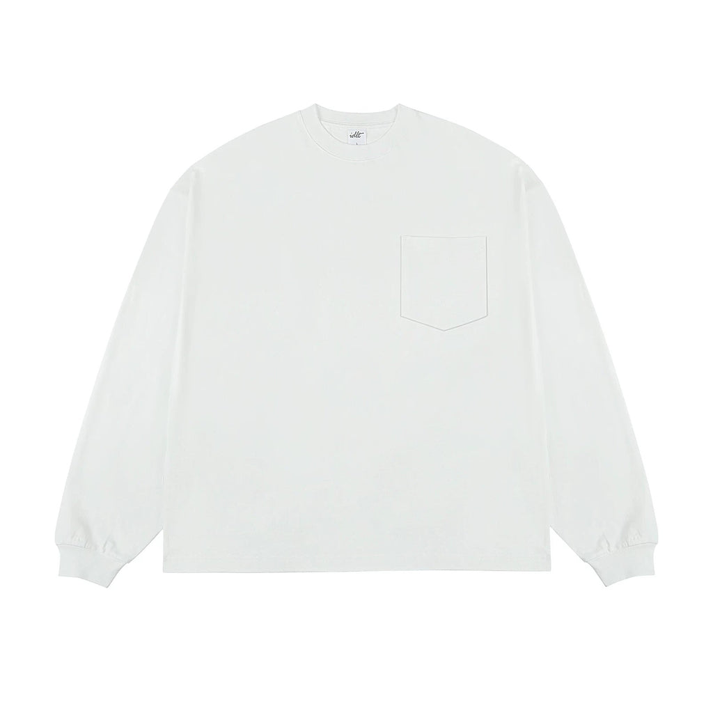 Oversized Long-Sleeve Pocket Tee - COPPING THREADS - IDLT