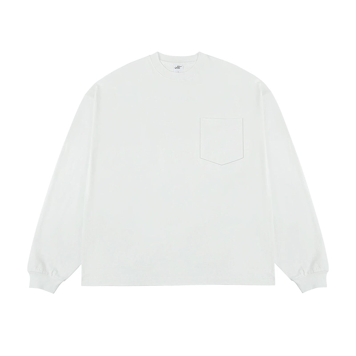Oversized Long-Sleeve Pocket Tee - COPPING THREADS - IDLT