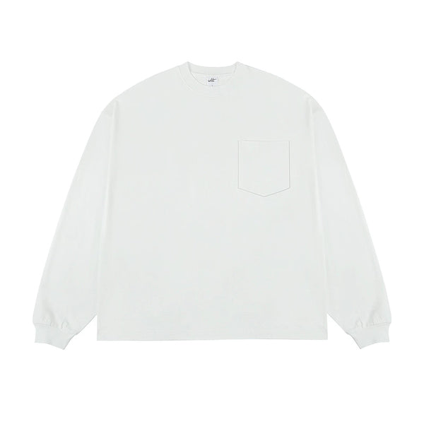 Oversized Long-Sleeve Pocket Tee - COPPING THREADS - IDLT