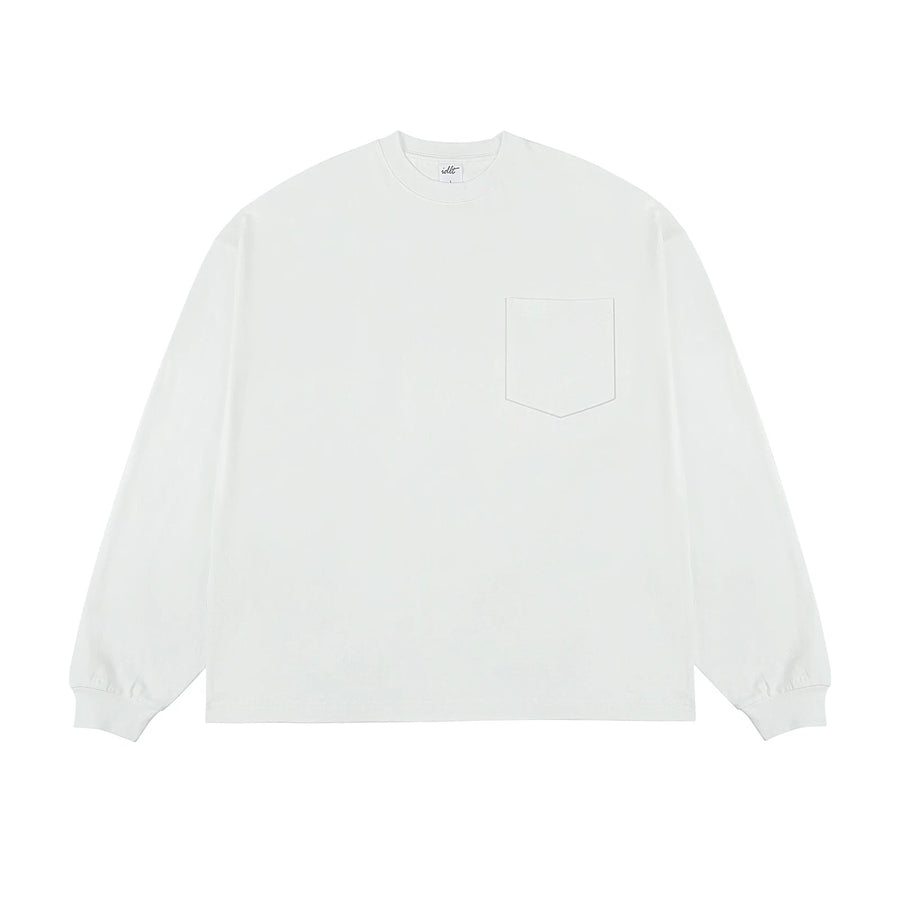 Oversized Long-Sleeve Pocket Tee - COPPING THREADS - IDLT