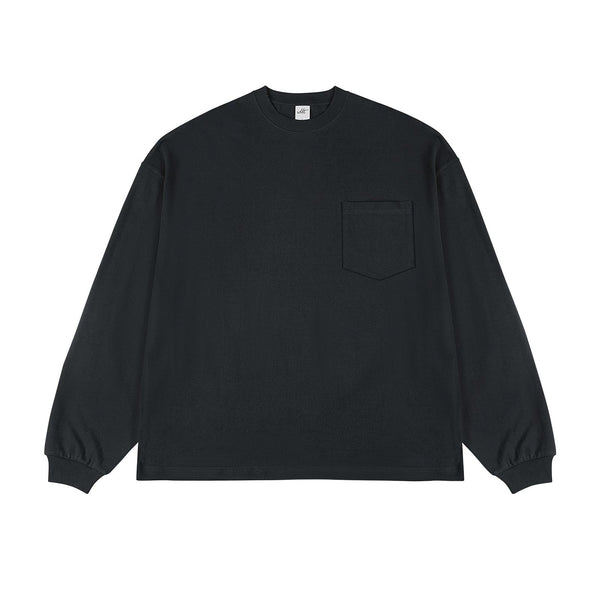 Oversized Long-Sleeve Pocket Tee - COPPING THREADS - IDLT