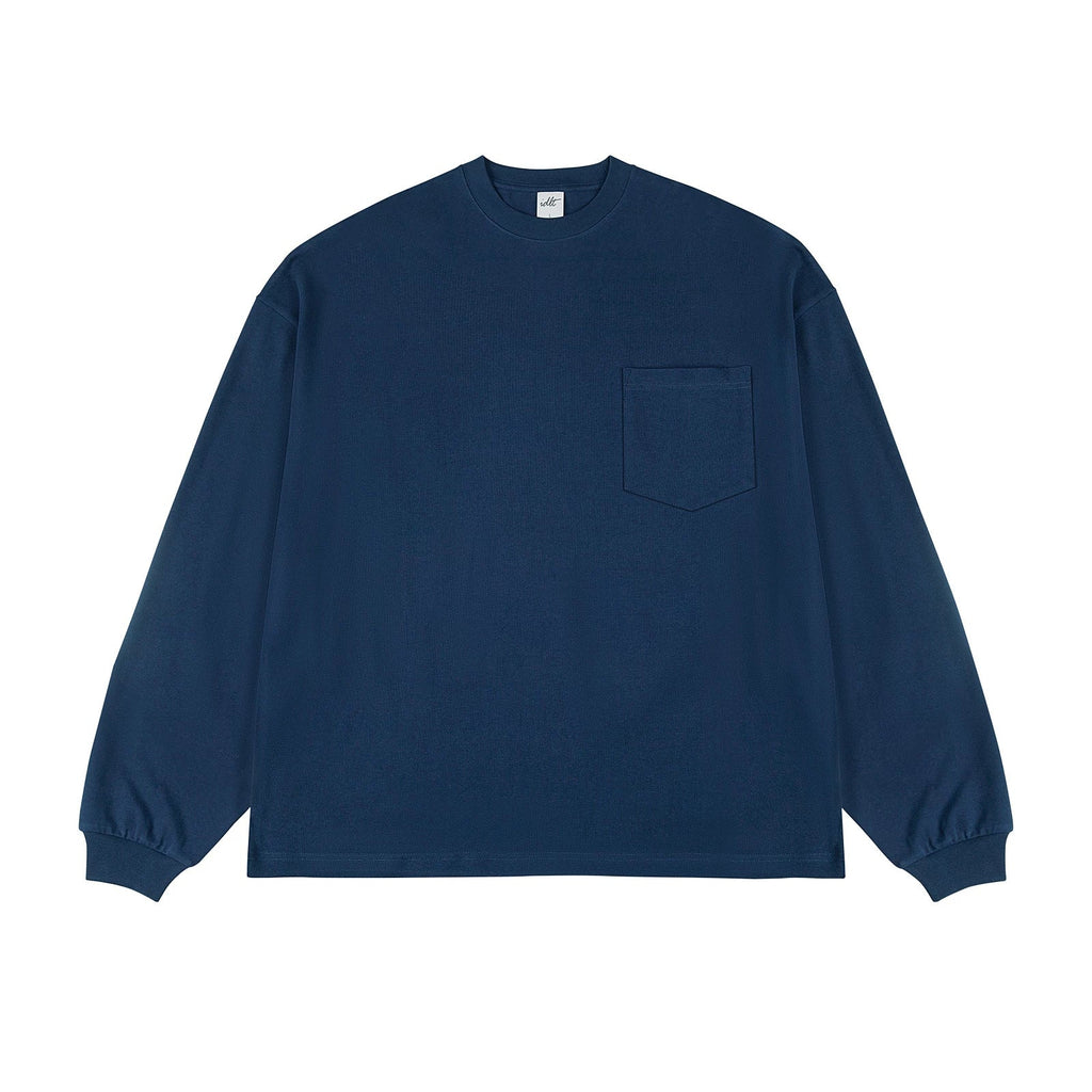 Oversized Long-Sleeve Pocket Tee - COPPING THREADS - IDLT