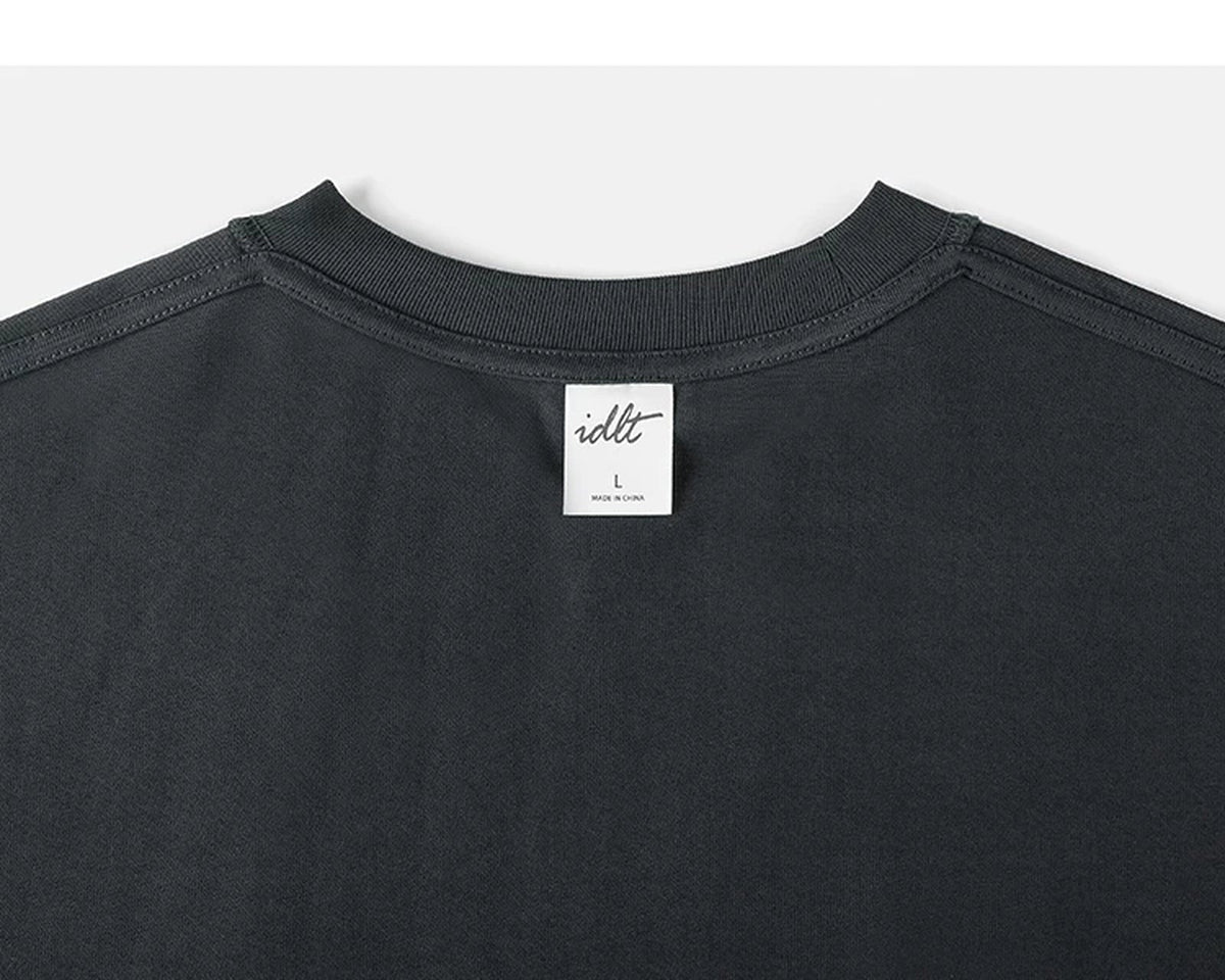 Oversized Long-Sleeve Pocket Tee - COPPING THREADS - IDLT