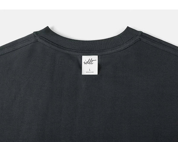 Oversized Long-Sleeve Pocket Tee - COPPING THREADS - IDLT