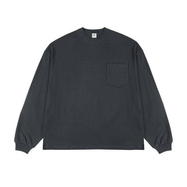 Oversized Long-Sleeve Pocket Tee - COPPING THREADS - IDLT