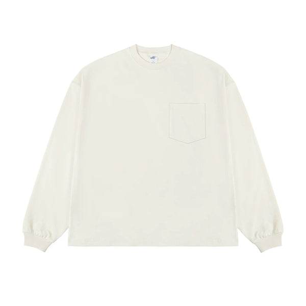 Oversized Long-Sleeve Pocket Tee - COPPING THREADS - IDLT