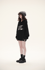 Oversized Loop Yarn Hoodie Sweater - COPPING THREADS - LOSTCTRL